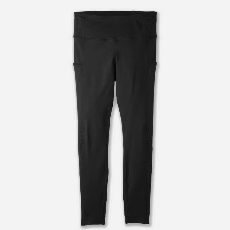 Brooks Method 7/8 Cropped Mujer Leggings - Negros (7516QEAOM)